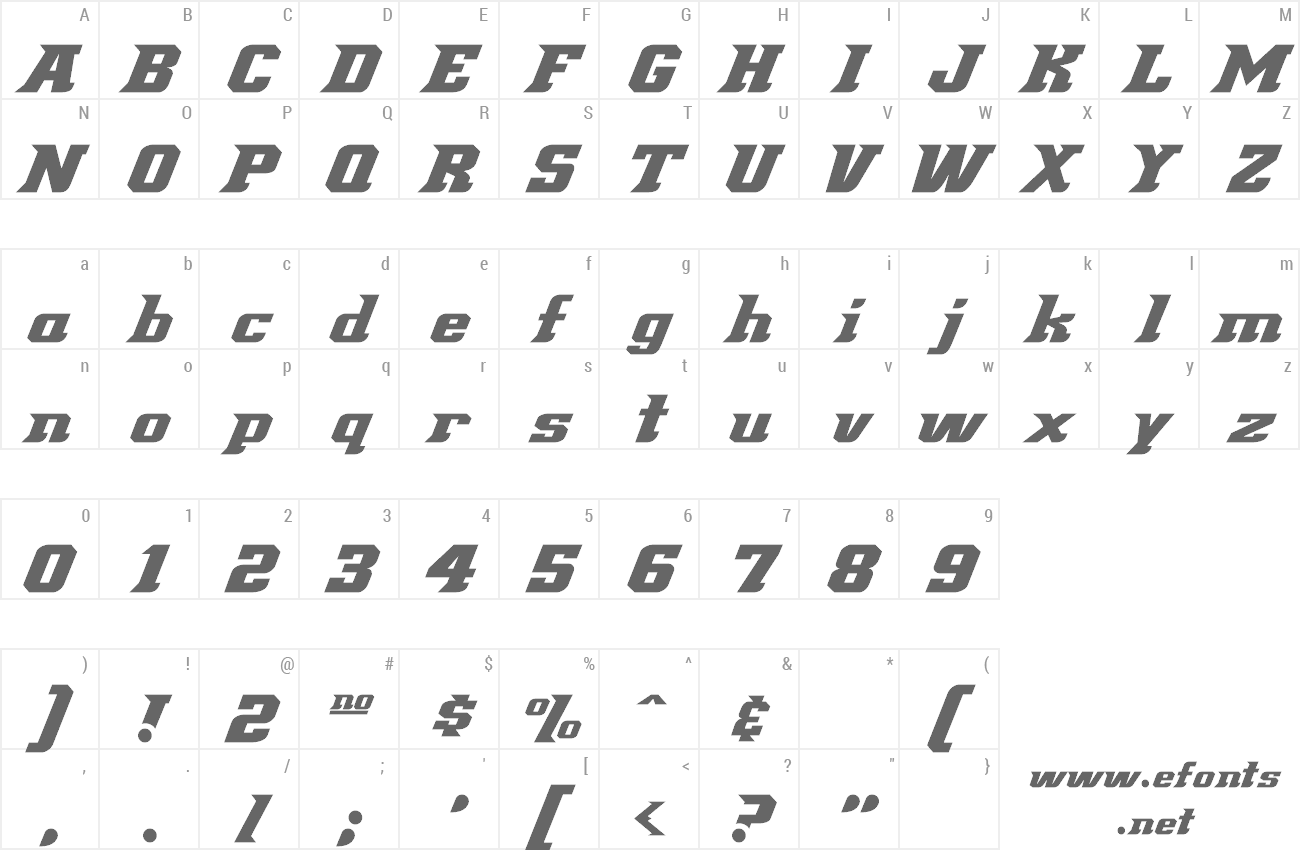 Font Demonized preview