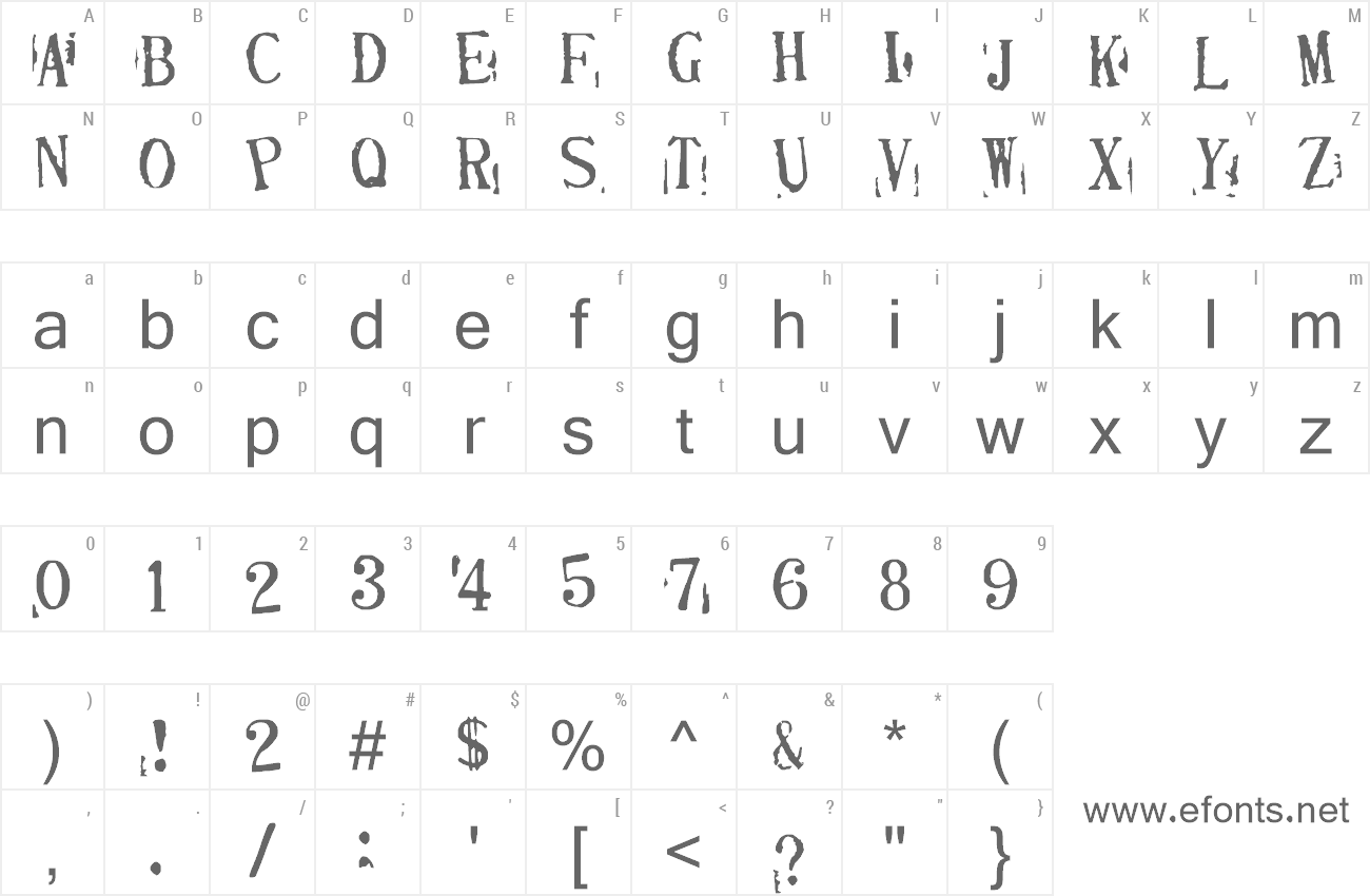 Font Depressionist 2 preview