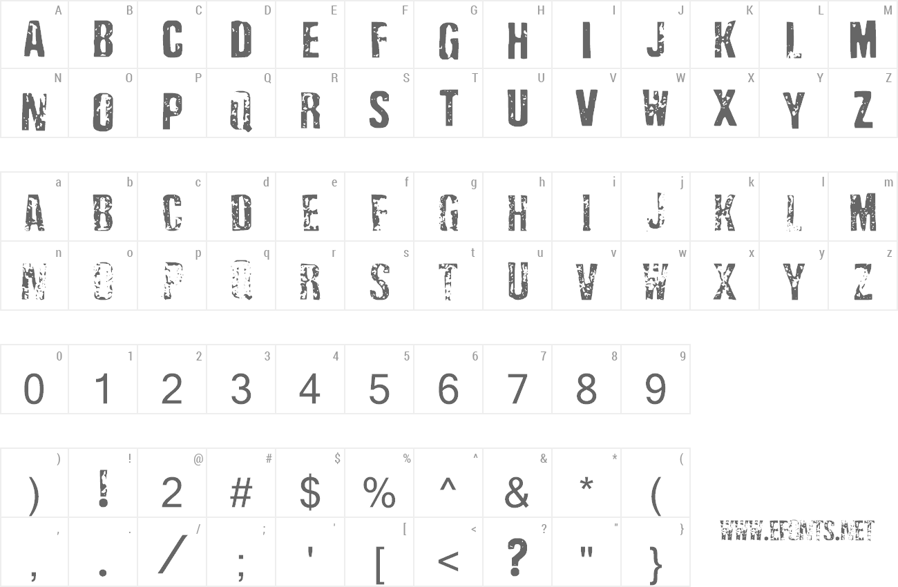 Font Depressionist Three preview