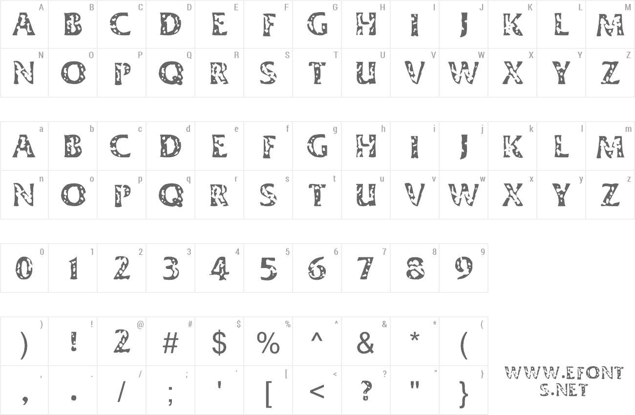 Font Dimestore Hooker preview
