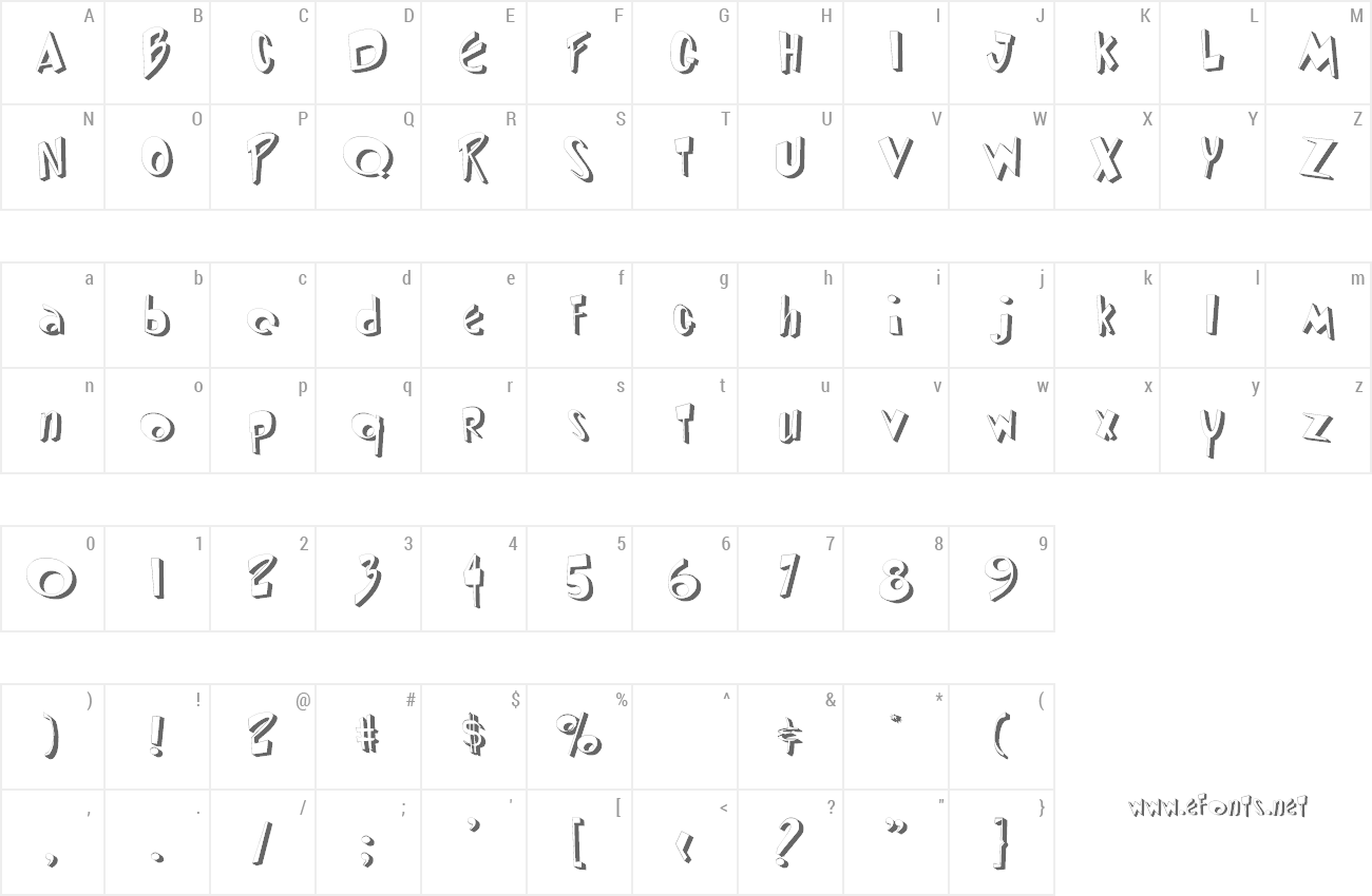 Font Diped Thick preview