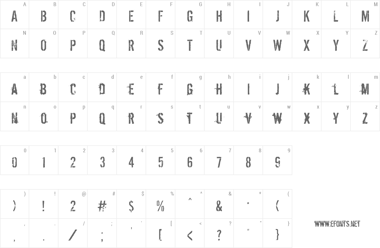 Font Dirty Ego preview