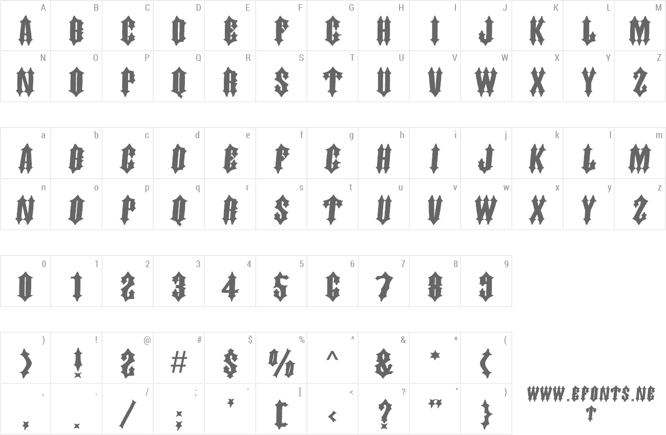 Font Dornspitz Grotesk preview