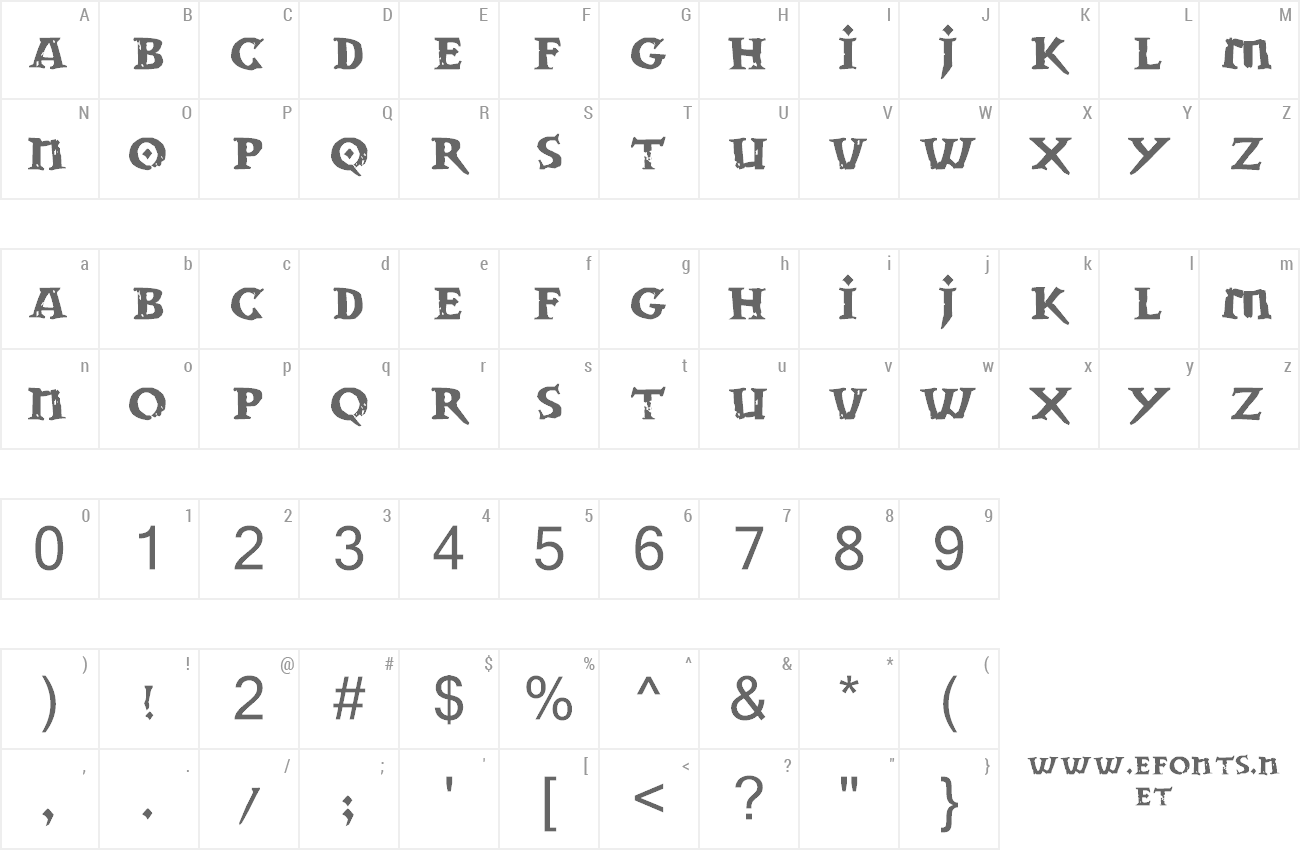 Font Dwarven Stonecraft preview