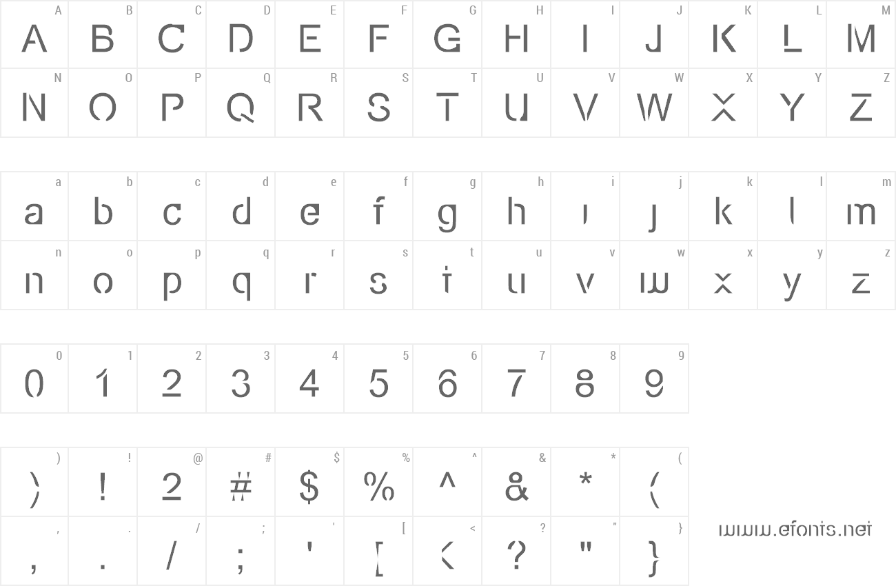 Font Eco-Files preview