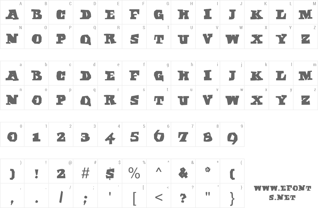 Font Egypt Axt preview