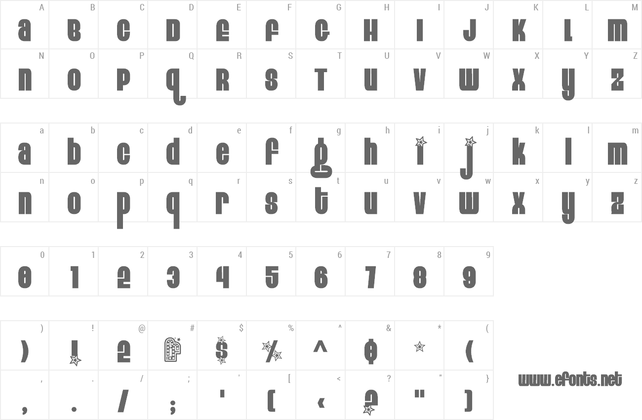 Font Eight Track preview