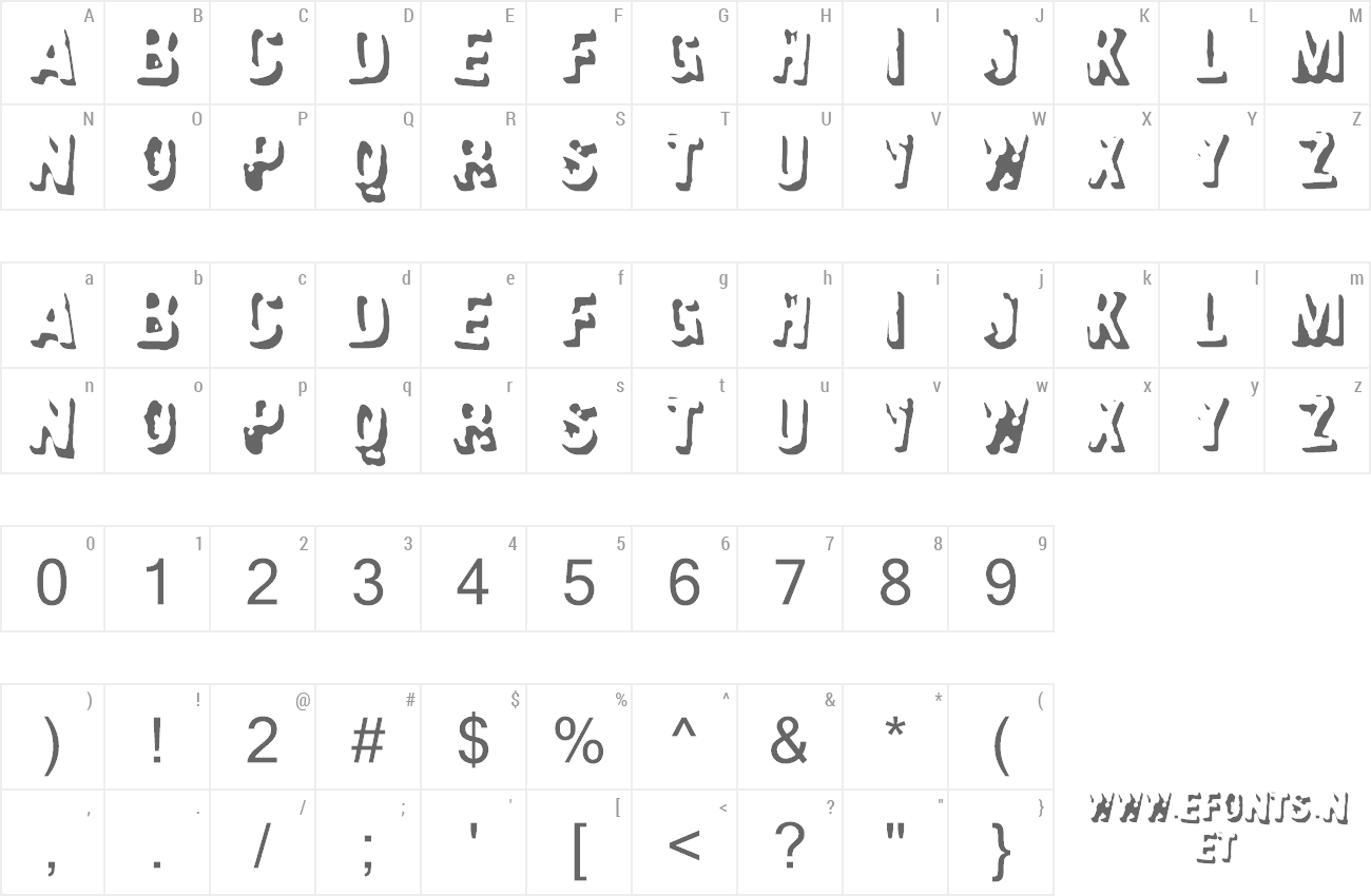 Font Failure preview