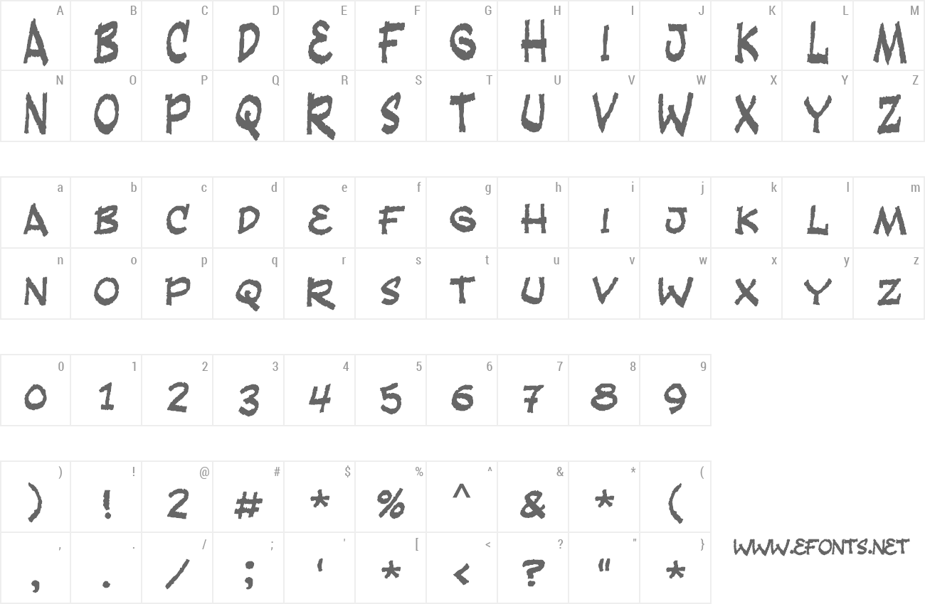 Font Fandango preview