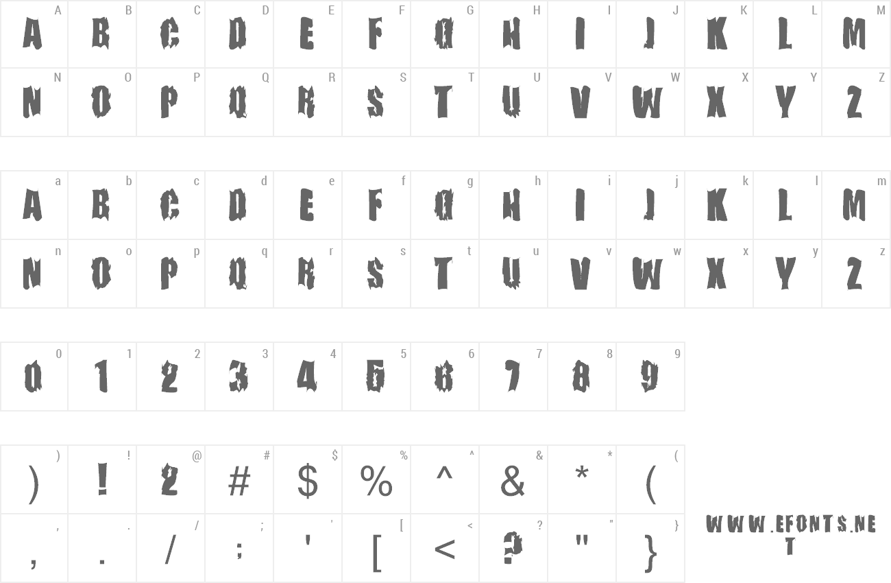 Font Firebomb preview