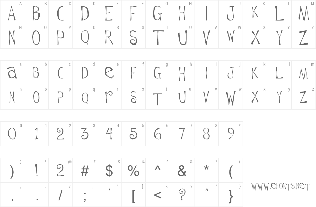 Font Flowerchild preview
