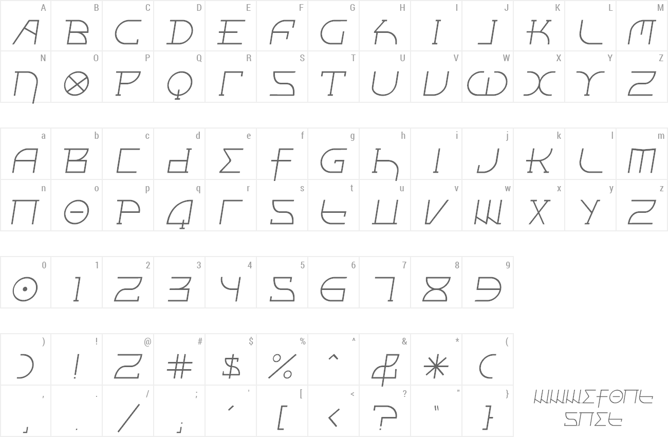 Font Fontcop preview