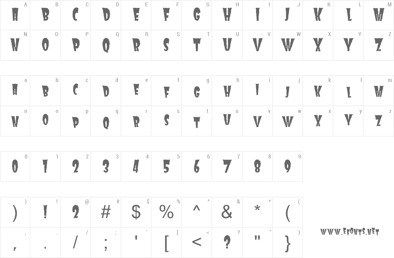 Font Frankie preview