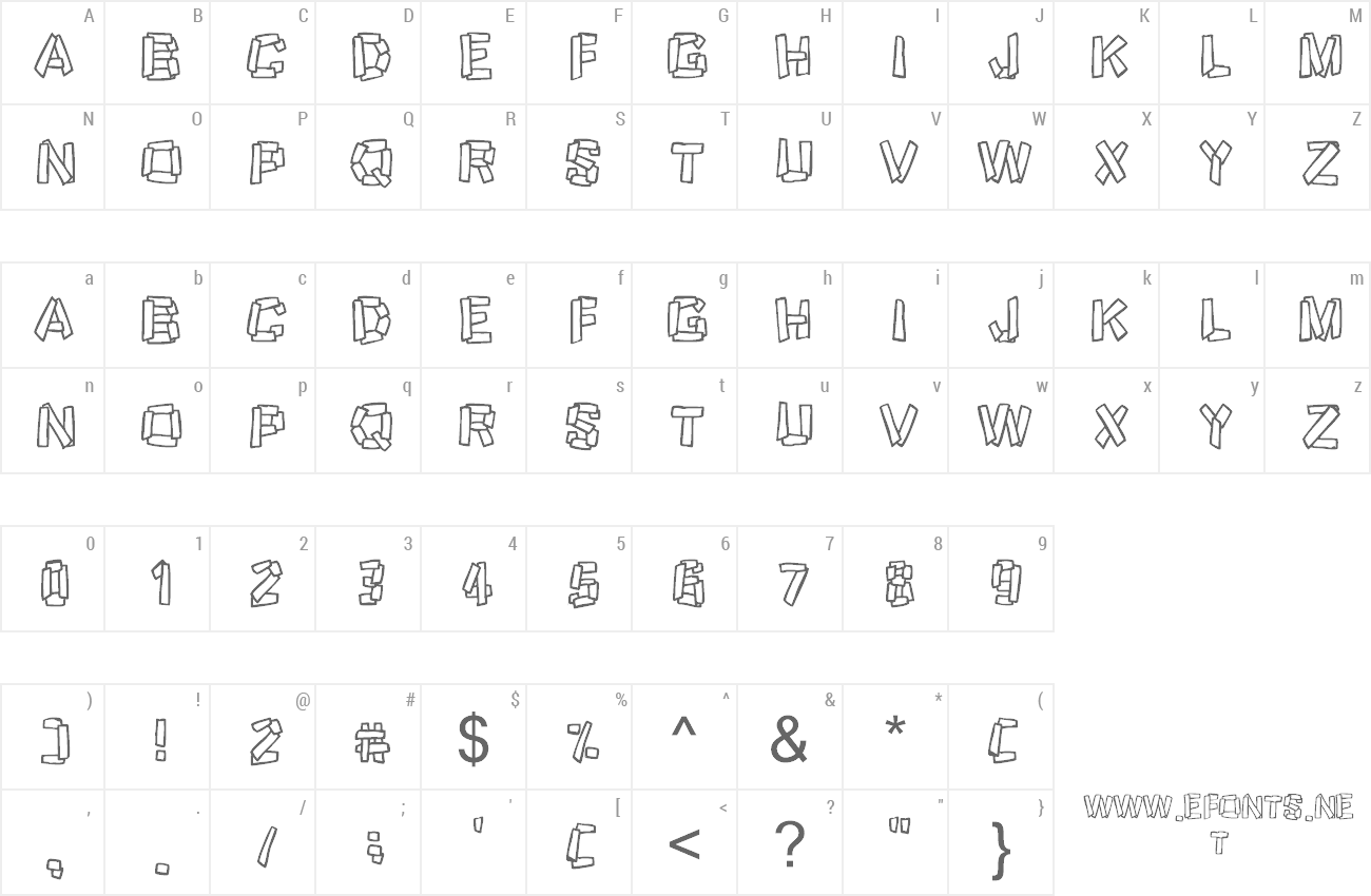 Font Funky Stoneage preview