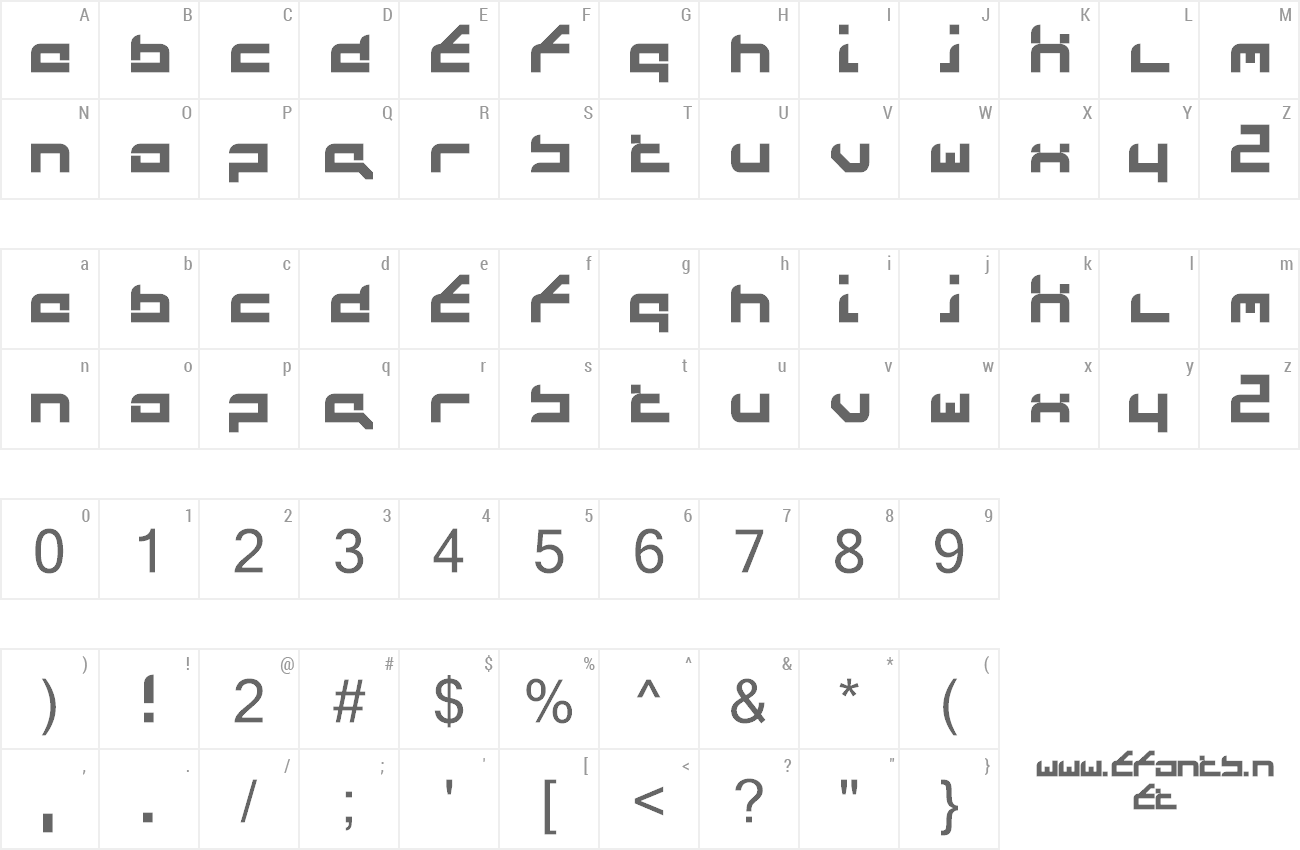 Font Future Flash preview