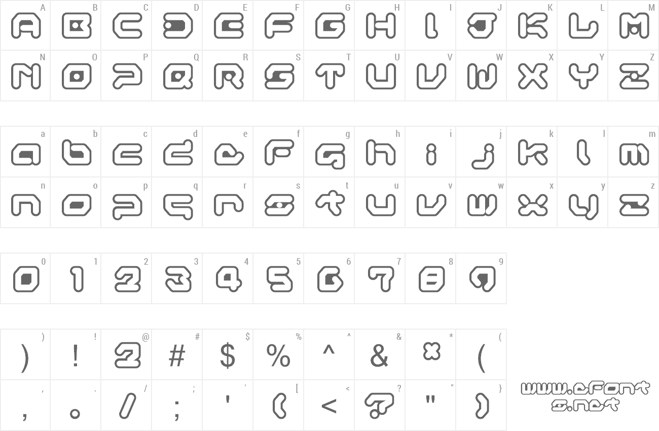 Font Gameboy Gamegirl preview