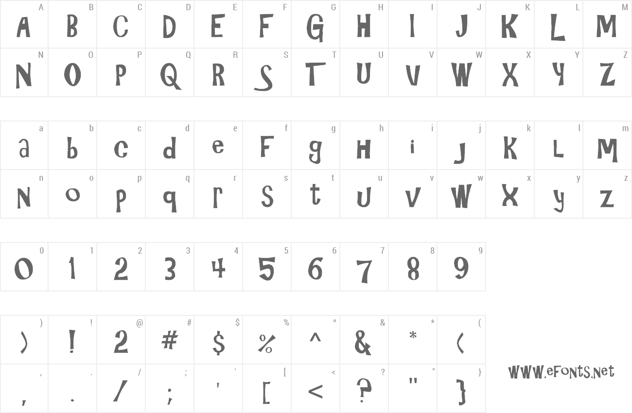 Font Gilligans Island preview