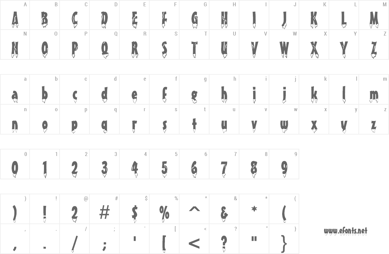 Font Givre preview