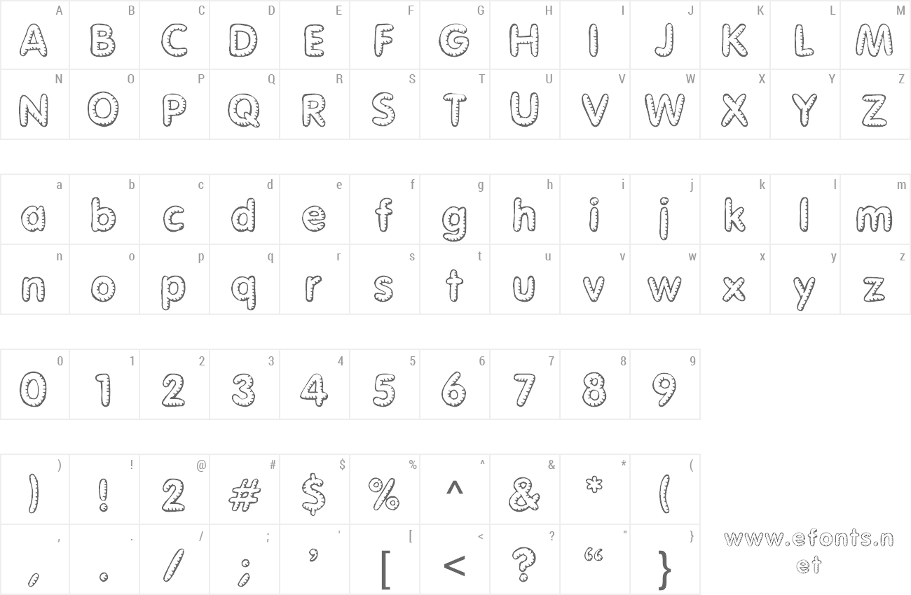 Font Glimstick preview