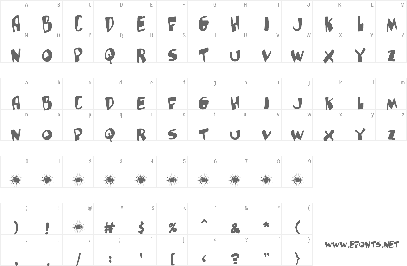 Font Glutton Man preview