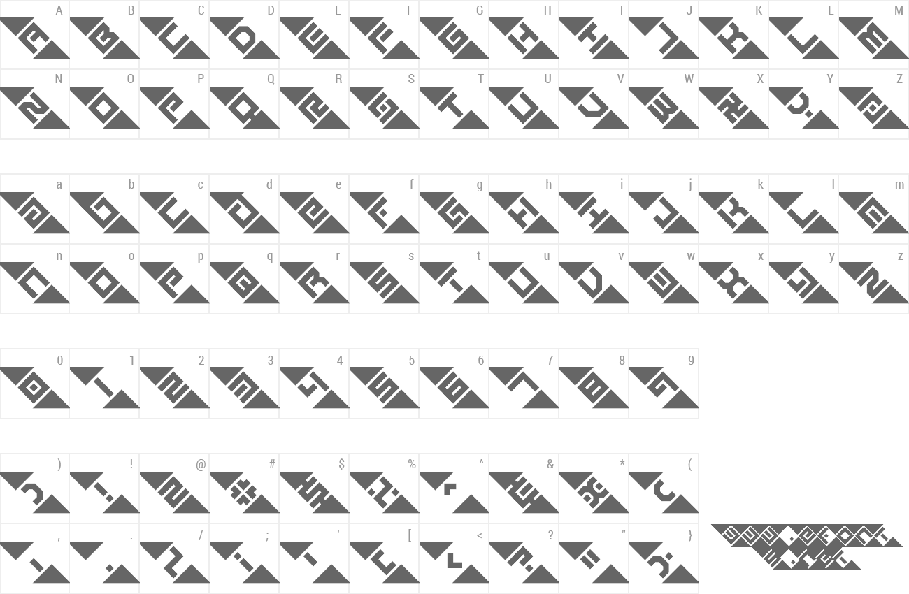 Font Graze BRK preview