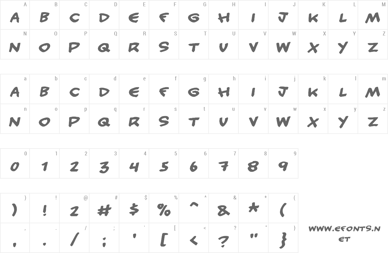 Font Handy Candy preview