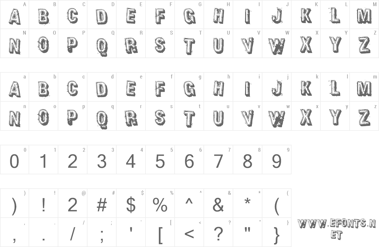 Font Heavy Rotation preview