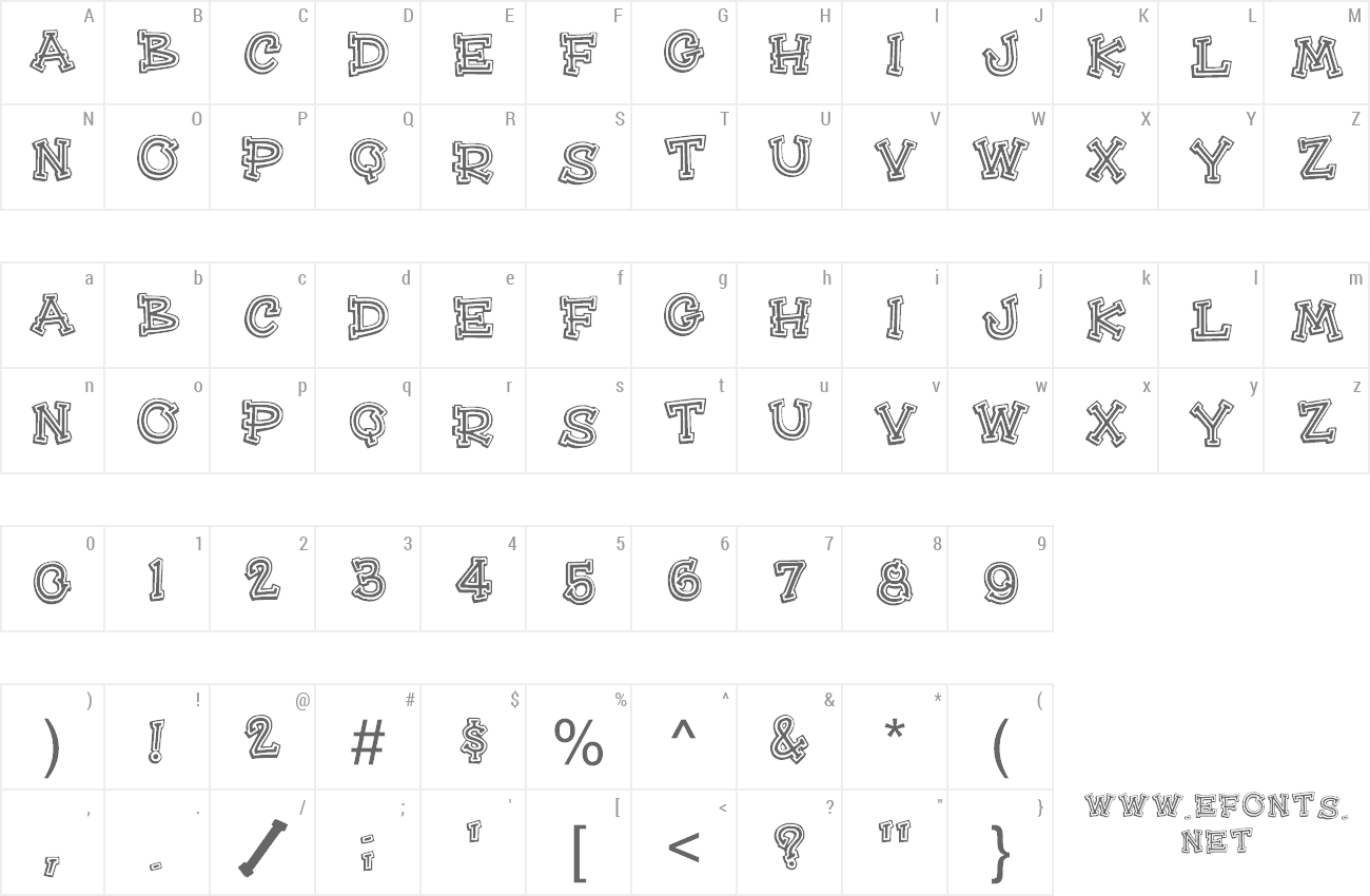 Font Hee Haw preview
