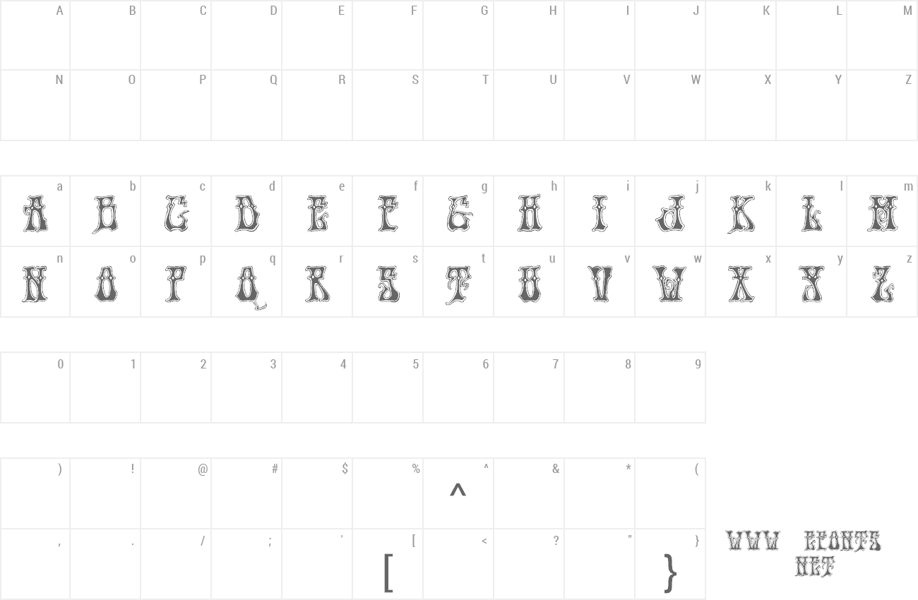 Font Hendrix preview
