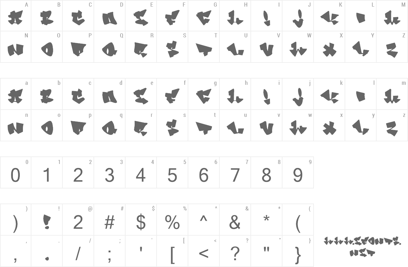 Font Homeboy preview