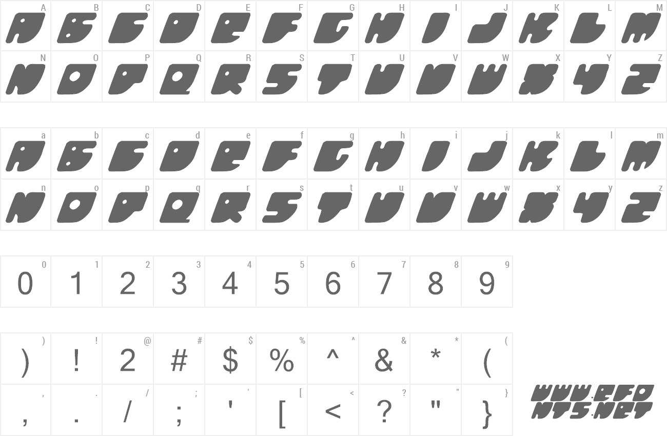 Font Honeyflash preview