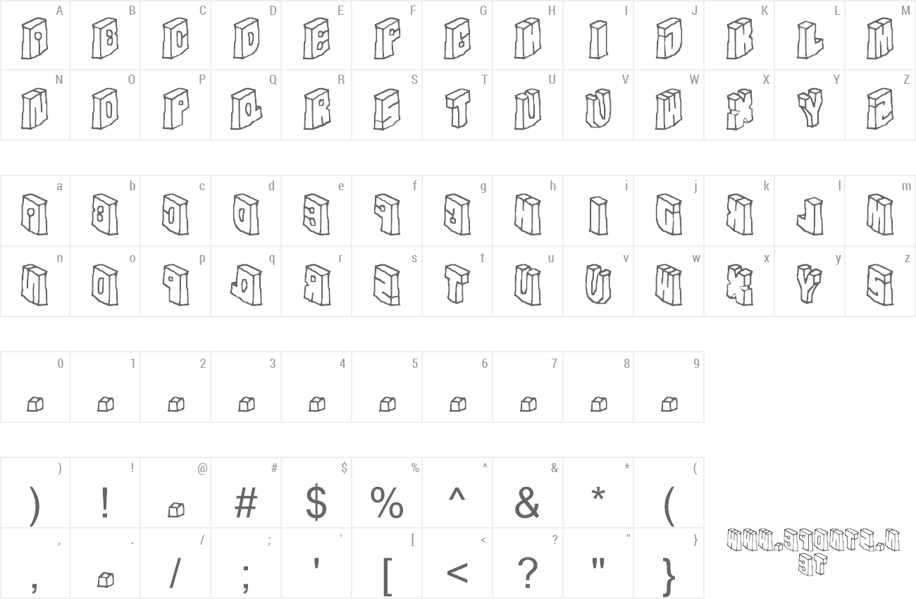 Font In The Flesh preview