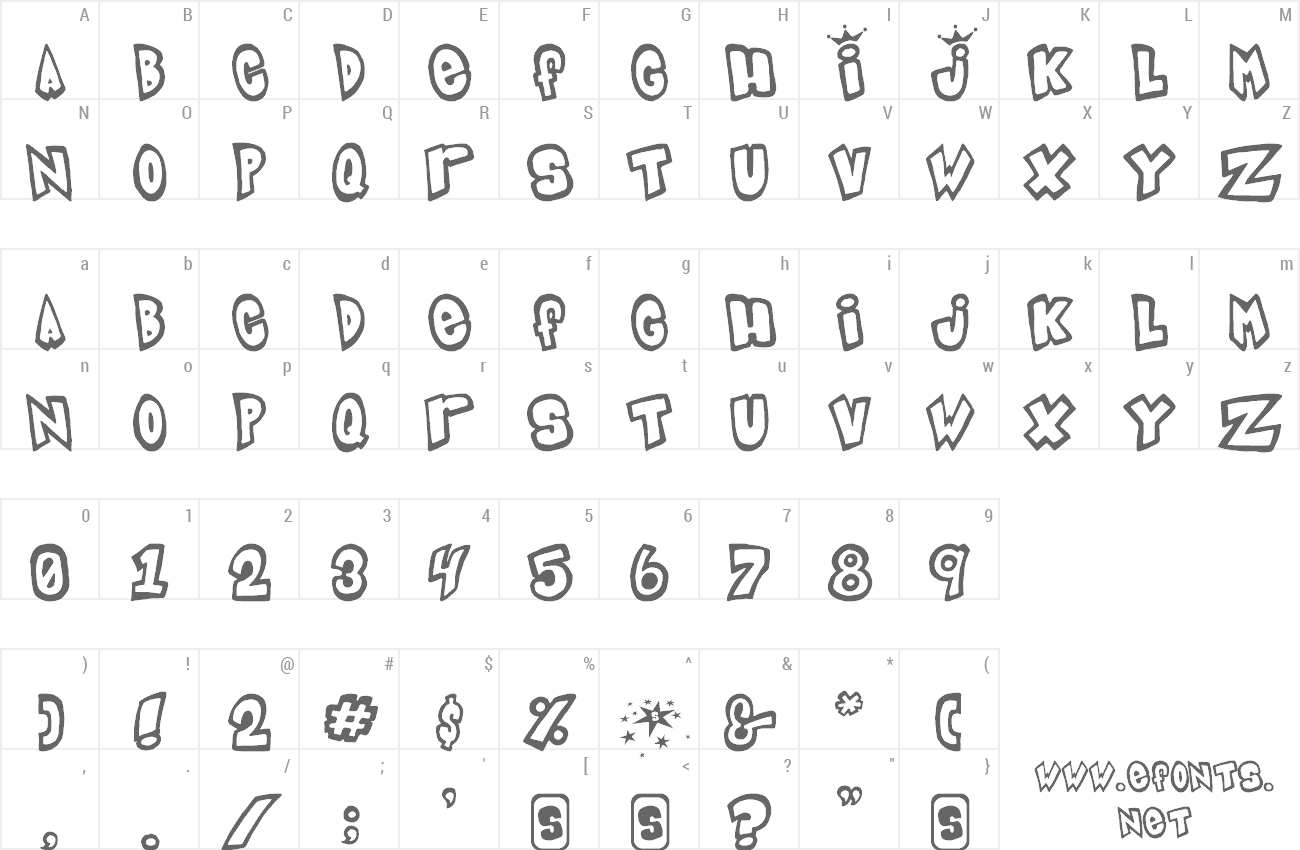 Font Indigo Joker preview