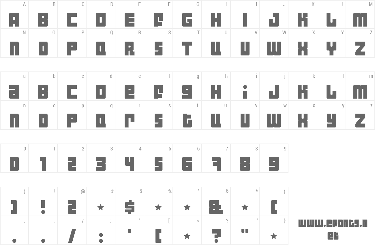 Font Industrial Decapitalist preview