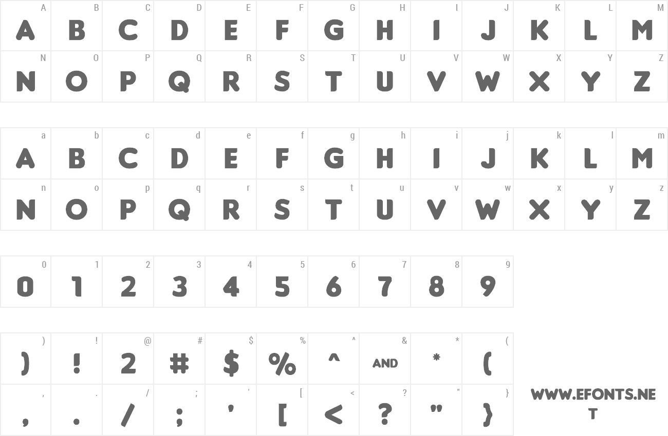 Font Insaniburger preview