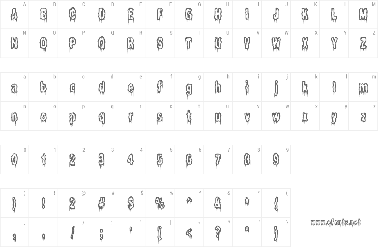 Font It lives in the Swamp preview