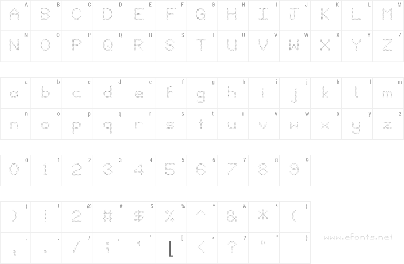 Font John 315 preview