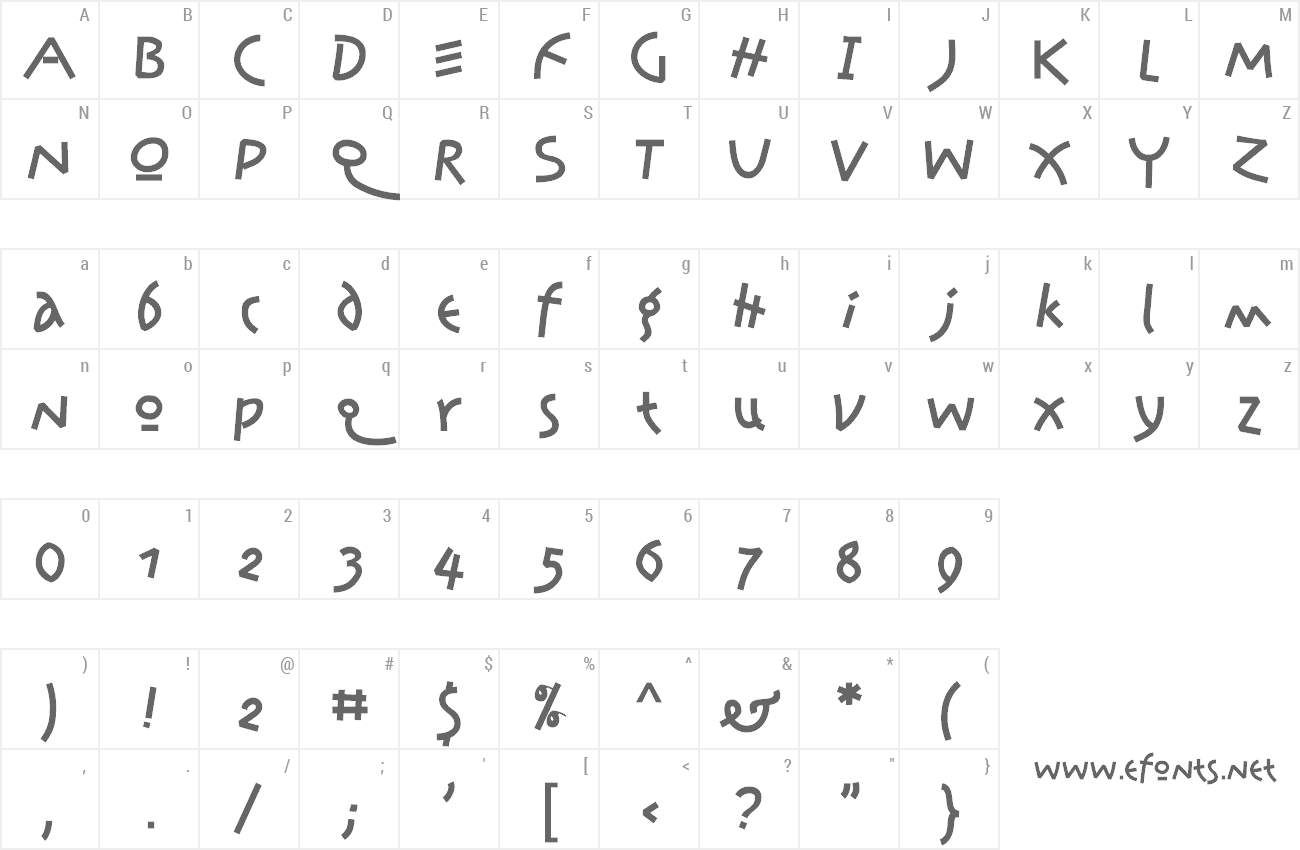 Font Jonas preview
