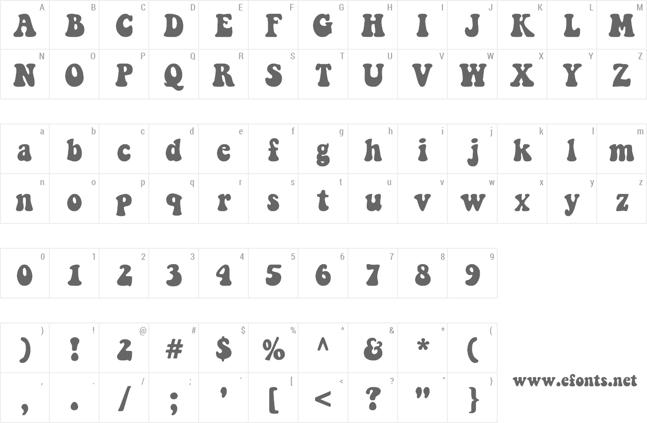 Font Keep on Truckin' FW preview