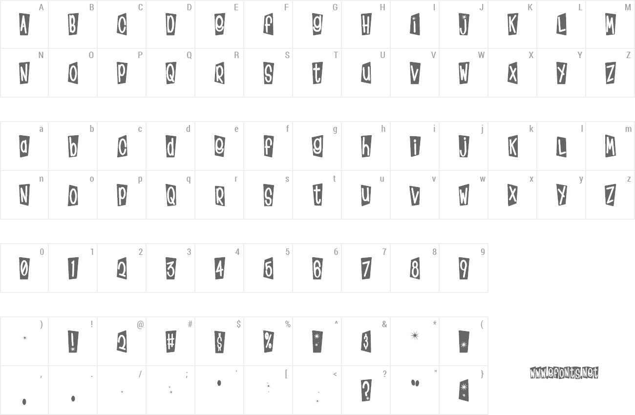 Font KlinkOMite preview