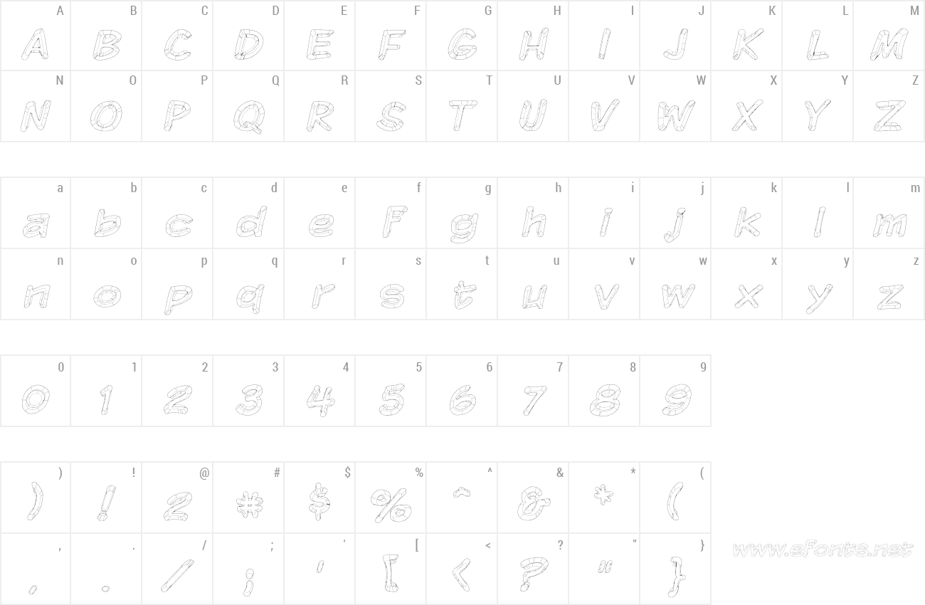 Font Komika Sketch preview