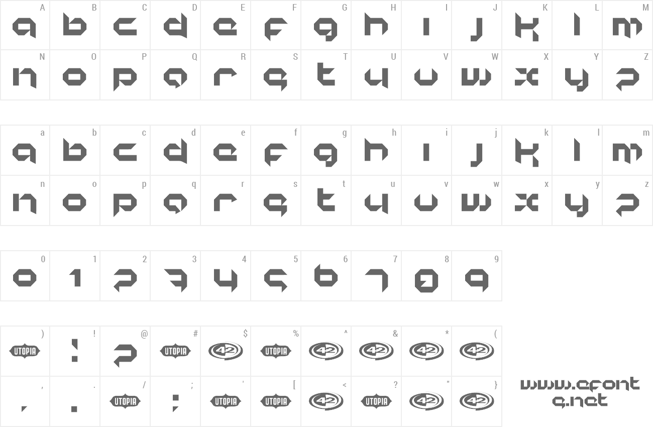 Font Korunishi preview