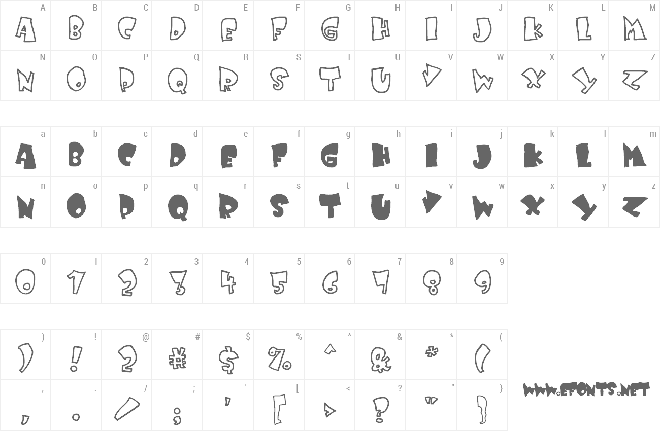 Font Kruffy preview