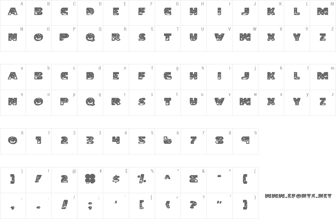 Font Land Shark preview