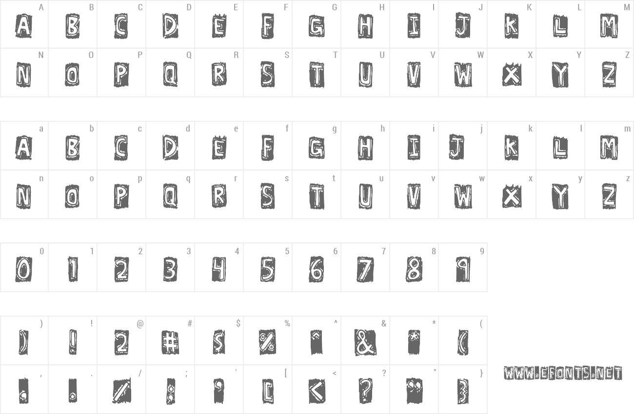 Font Lexographer preview