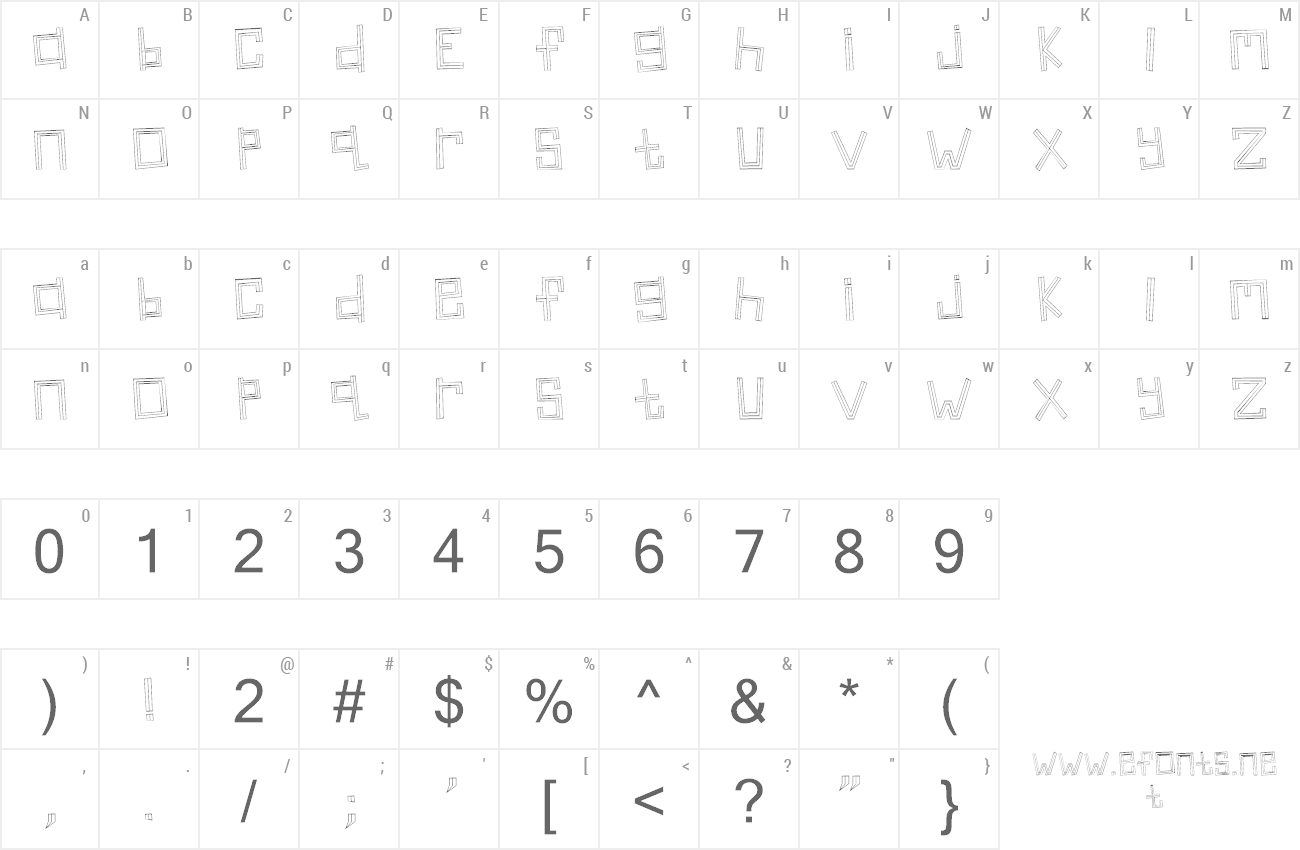Font Linear preview