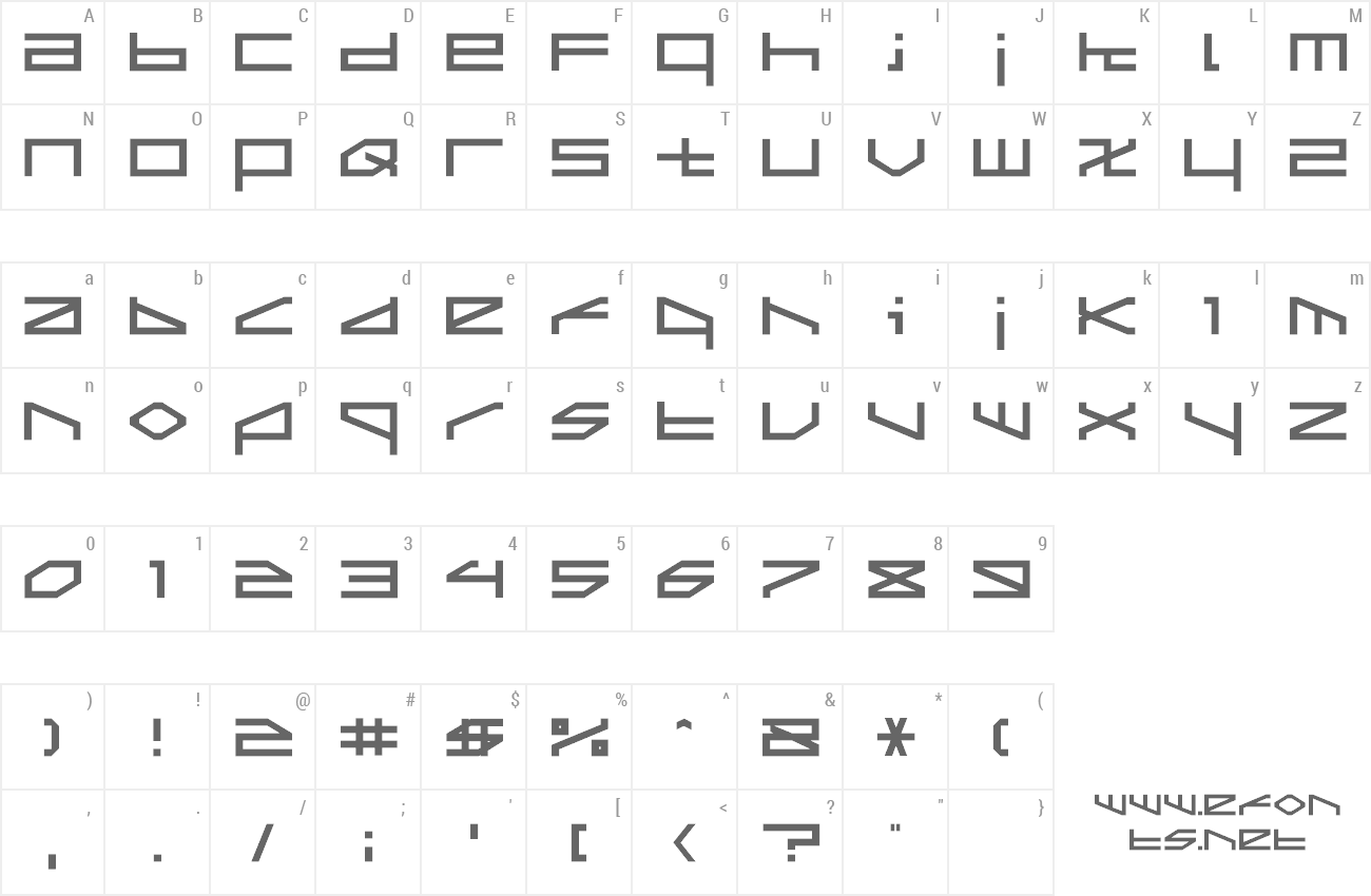 Font LTR-02: Morbid Vision preview