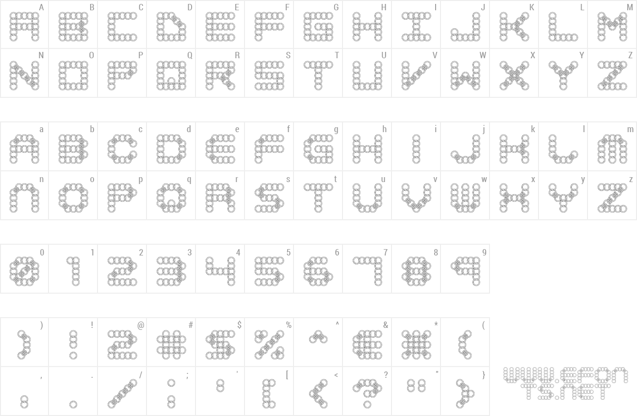 Font Lynx BRK preview