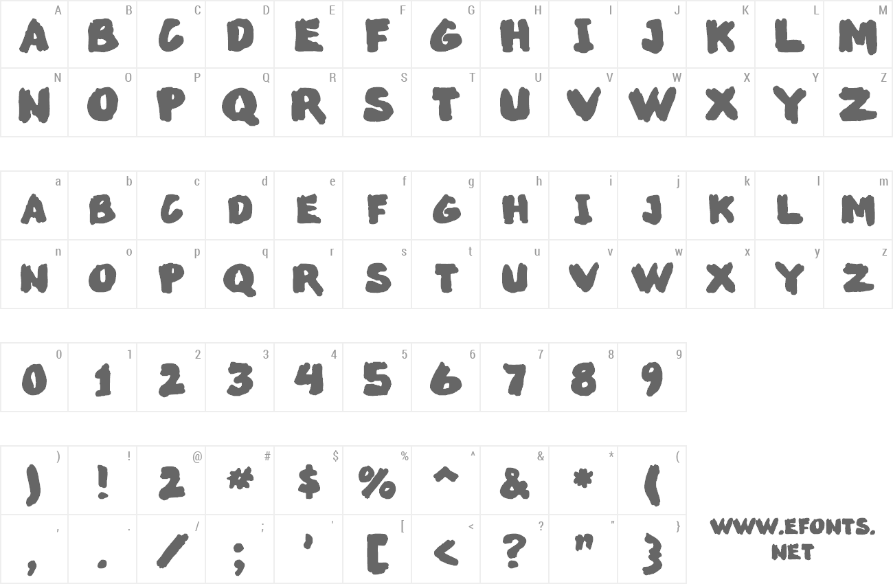 Font Marked Up preview