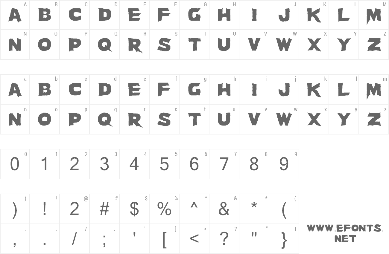 Font Massacre preview